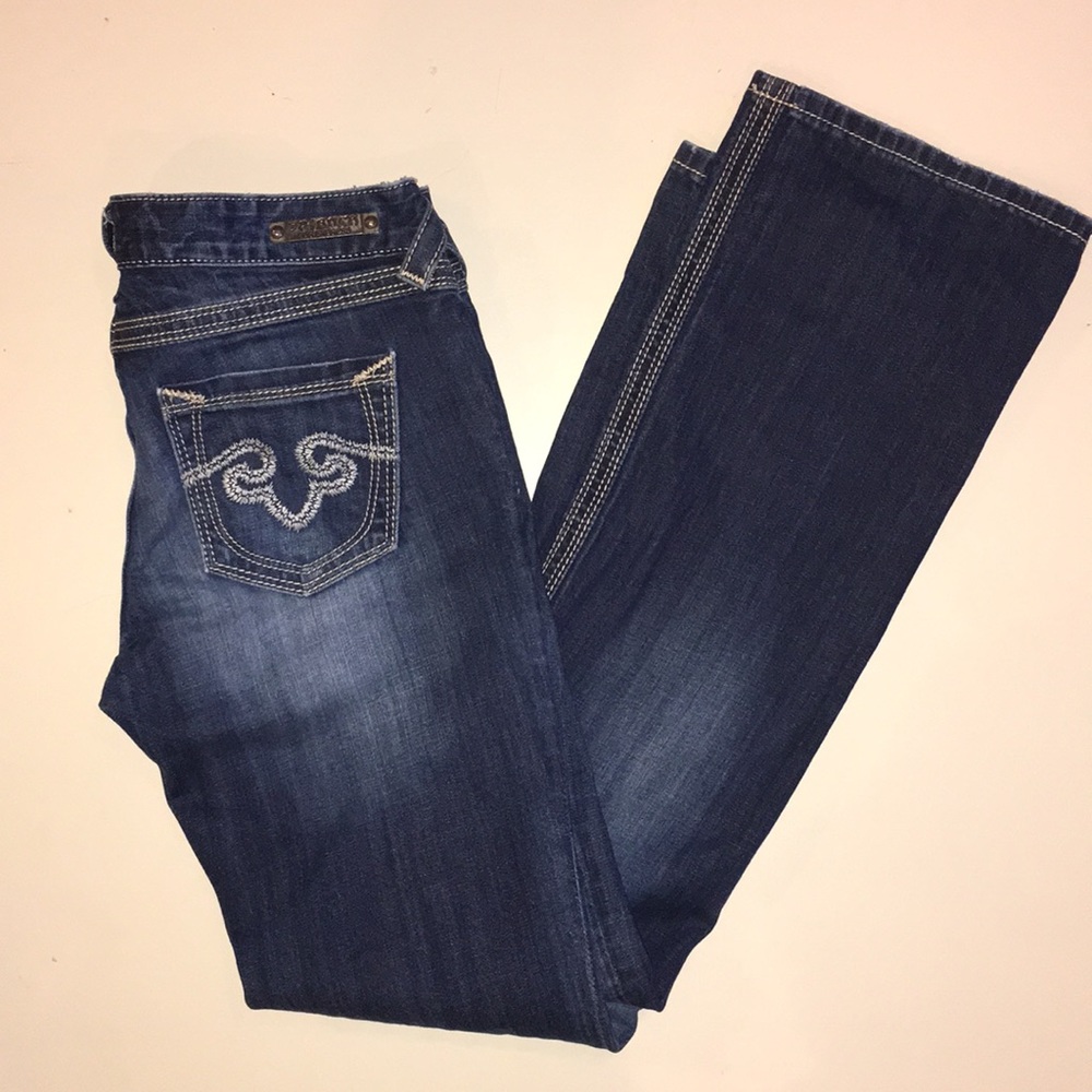 BEROCK Los Angeles Barely Boot Jeans Size 6R